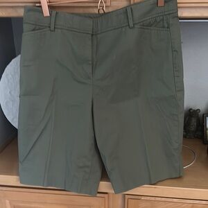 Talbots Green Bermuda Shorts for Effortless Style